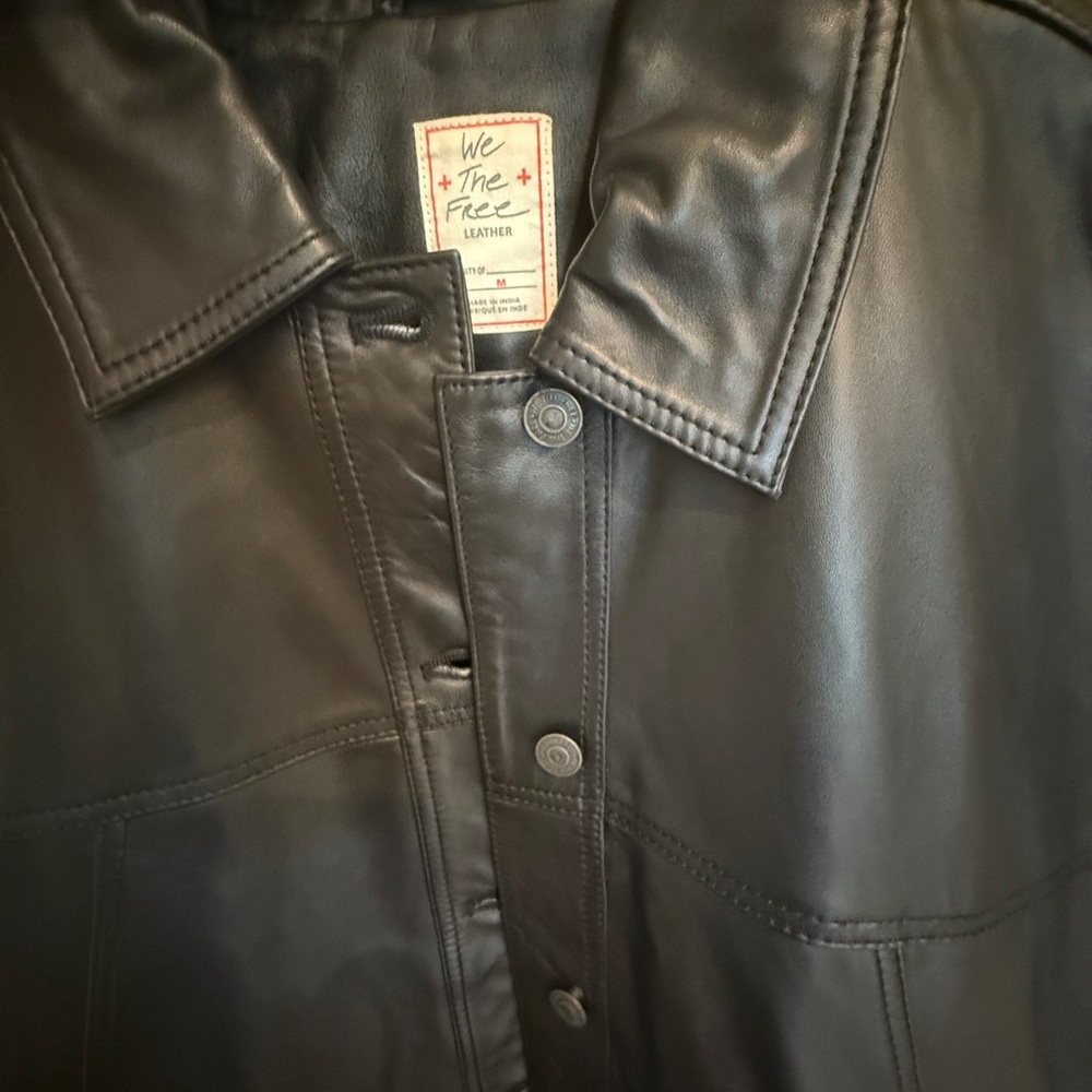 We The Free Leather Cape